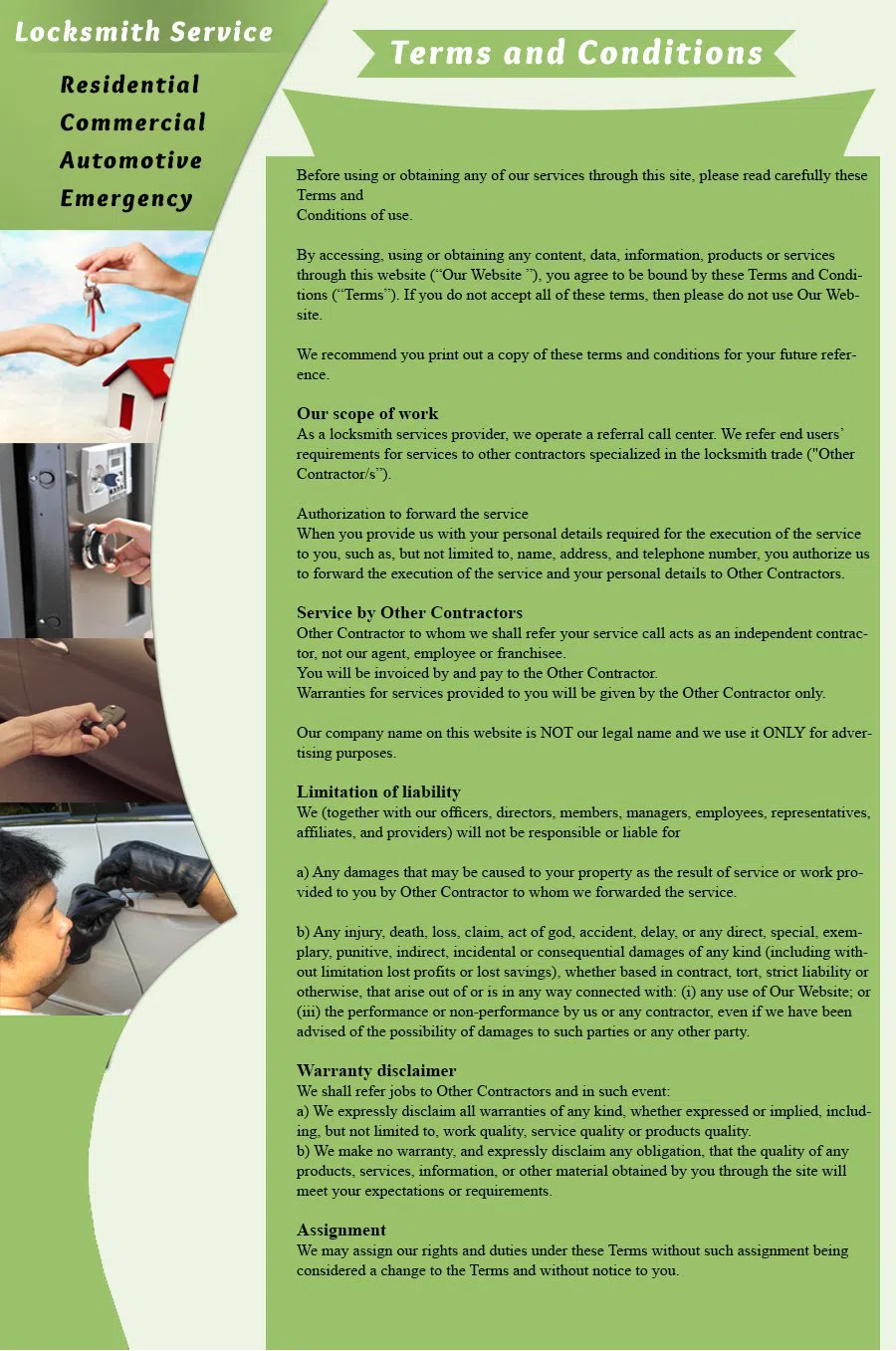 Oakmont PA Locksmith Store Oakmont, PA 412-348-7092 - terms-and-condition-c-22